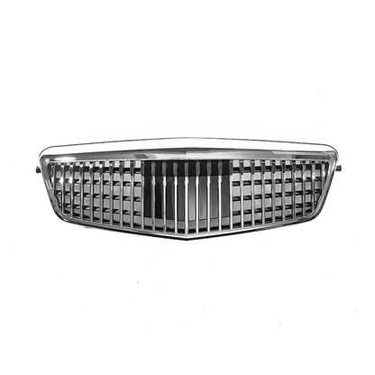 XVIP Chrome Black Diamonds Style Front Racing Grille For Mercedes Benz E-Class W212 E250 E300 E350 E500 2010-2013 Bumper Grilles