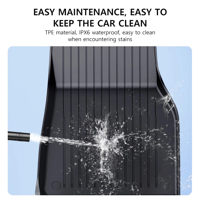 NovaAcc for Tesla Model Y Juniper 2025 2026 Model 3 Highland Floor Mats Trunk Mats Cargo Liners TPE All Weather Water Proof