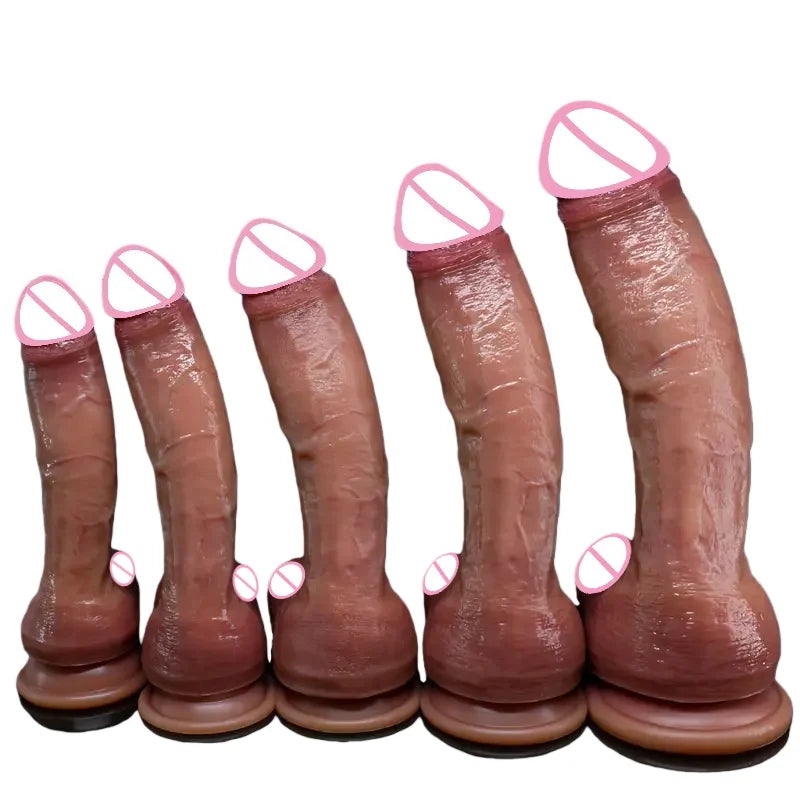 Oversized Realistic Dildo Huge Penis Penetration Anal Sex Toys For Women Masturbation Soft Dick Dildos Sexy Adult Sex Toy Gay