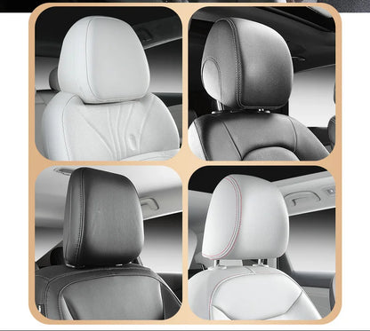 Sporty Universal Car Seat Cover Four Season Auto Perforated Leather Breathable Anti-Slip Covers Cushion SUV Car Seat Protection