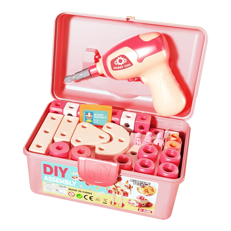 Kids Tool Set DIY Nut Assembly Toy Kit STEM 3D Puzzle Building Tools Repair Tools Montessori Toys Gifts for Boy Girl 2026 New