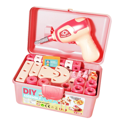 Kids Tool Set DIY Nut Assembly Toy Kit STEM 3D Puzzle Building Tools Repair Tools Montessori Toys Gifts for Boy Girl 2026 New