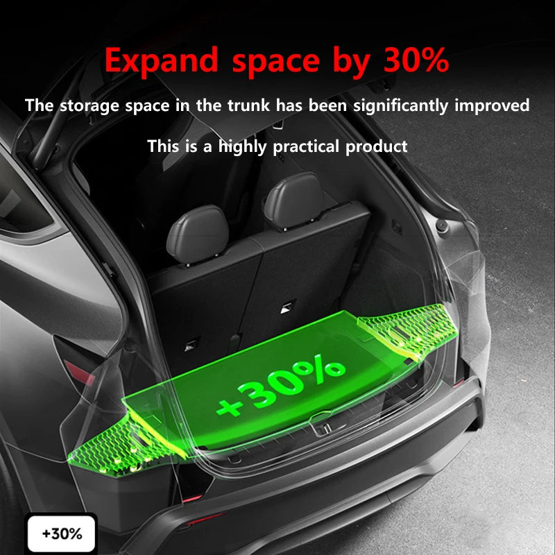 For Tesla New Model YL Launch 2026 Car Trunk Side Storage Box Cover Plate Organizer Car Trunk Side Storage Box Refit Accessories