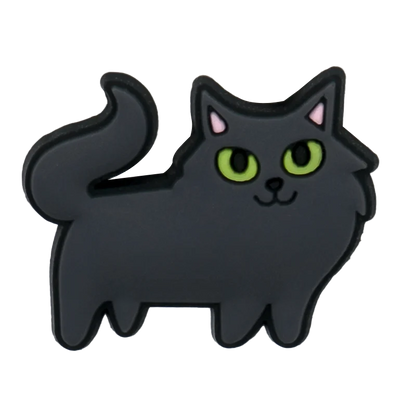 1/100pcs Cat Pin for Shoe Sphinx Orange Cat Black Cat Cute Shoe Charms for Women Girl Kids Sandal Accessories Buckle Decorations