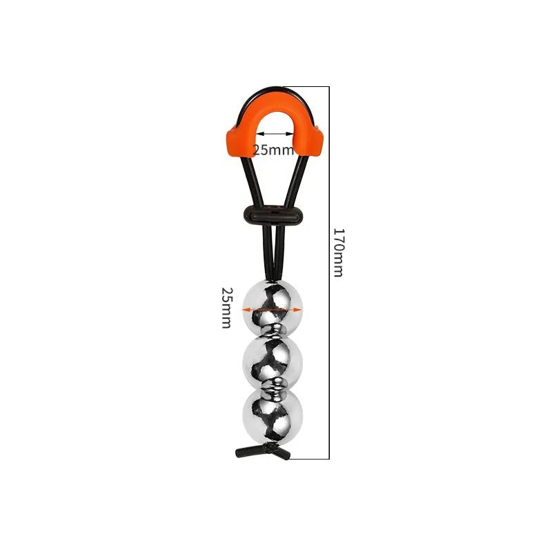 Reusable Stainless Steel Solid Ball Stretching Amplification Trainer Adjustable Household Items Adult Male Exercise Equipment