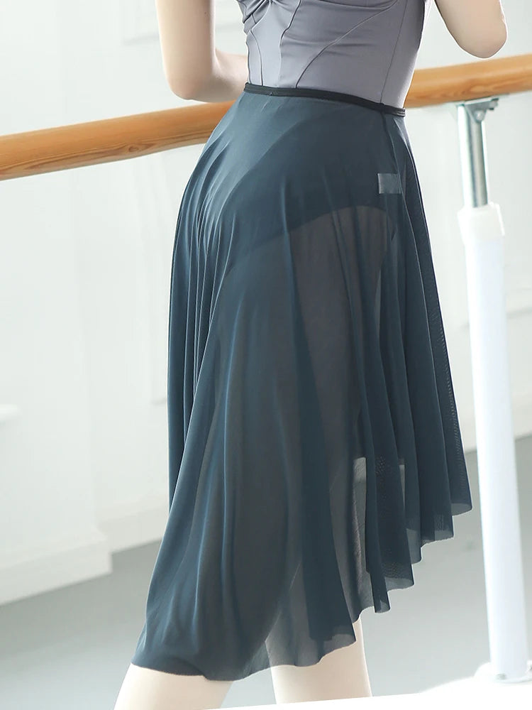 Dance Skirt, Skirt, Mesh Ballet Skirt, Adult Female Gymnastics Suit, Teacher Dance Practice Suit, Gauze Skirt, Tights