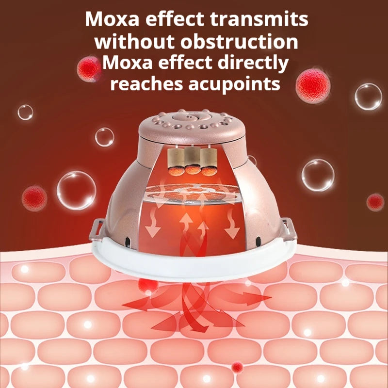 New Moxibustion Apparatus Smokeless Electronic Body Abdominal Massager