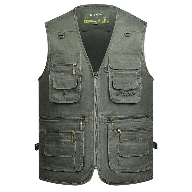New Style Vest, Outdoor Activities, Rock Climbing, Hiking, Camping, Fishing, Mountain Climbing, Photography, Multi-pocket Vest