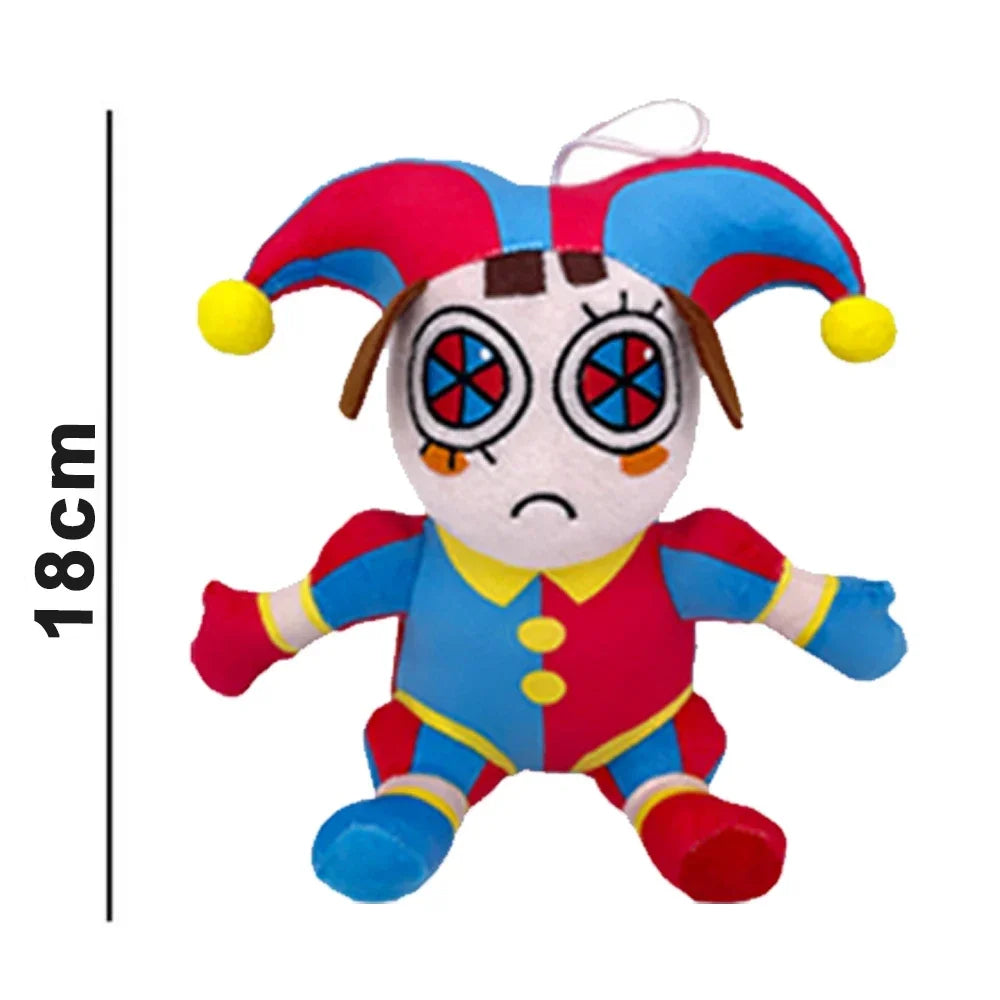 New The Amazing Digital Circus Pomni Jax Plush Toy Anime Cute Theater Rabbit Doll StuffedCartoon Clown Christmas Kids Gifts