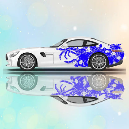Multiple Skull Car Decals for Full Body Decoration To Cover Scratches and Protect The Car, Waterproof. Car Vinyl Wraps