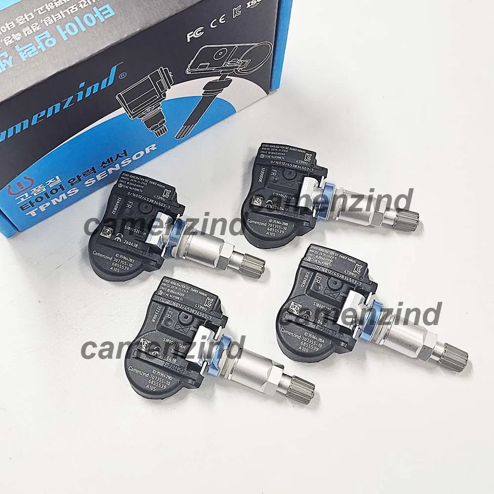 4x TPMS Tire Pressure Sensor 433MHz 36106855539 36106881890 36106856209 6881890 6881891 73901027 70735510 For BMW 2 3 4 i Series