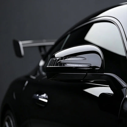 Glossy Black Self-adhesive Vinyl Sticker Circular Film Auto DIY Decal Bubble Free Air Free Car Body Styling Decor Accessories