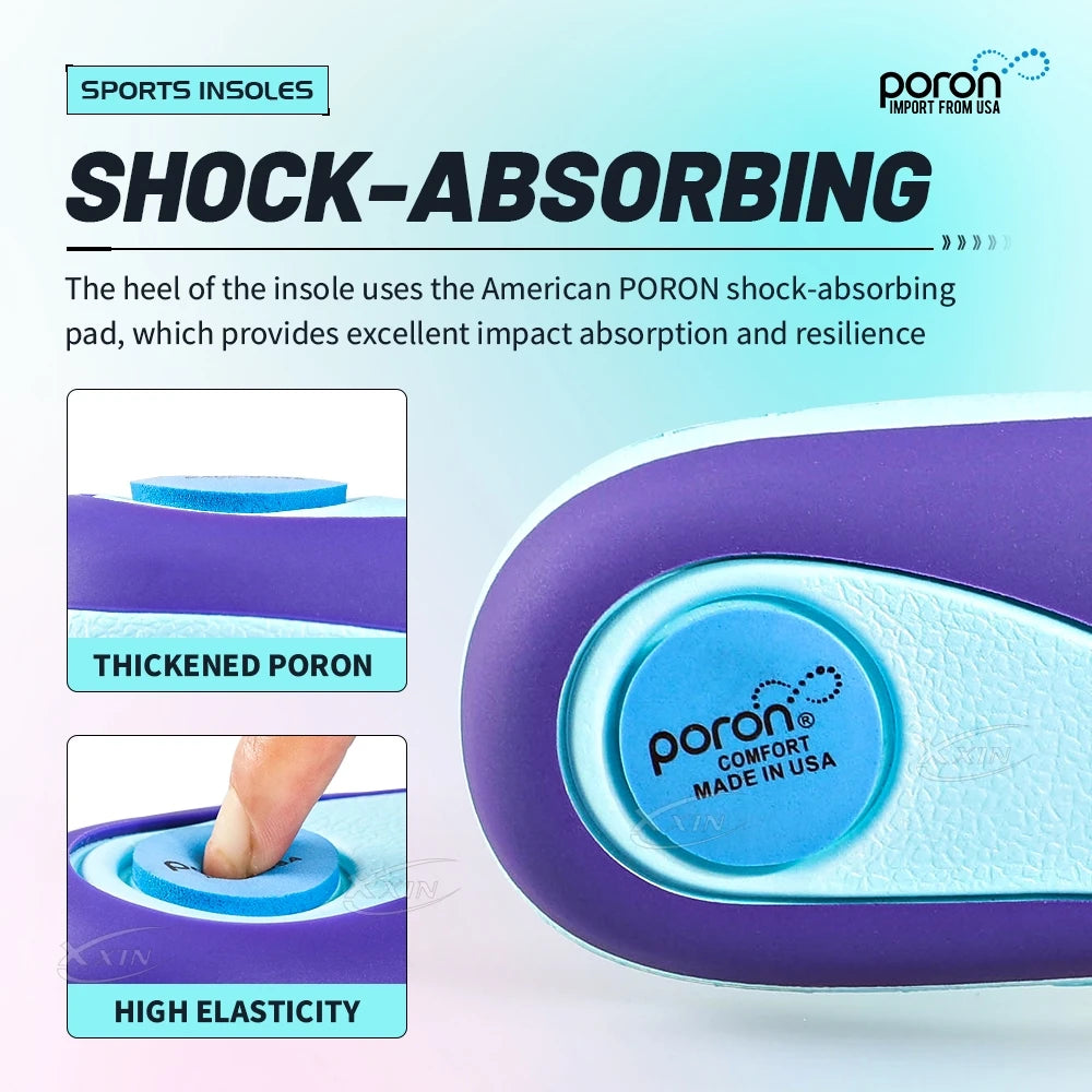 【Xxin】Arch Support Insole Orthopedic Shoe Pad Flat Foot Insert Sport Elastic Breathable Insoles Size35-46
