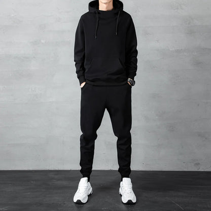 Men‘s Two-piece Autumn and Winter Men's Sports Suit Autumn and Winter Suit Sweatpants Sweater Men's Casual Suit Men's