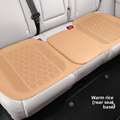 High Quality Nappa Leather Universal Car Seat Full Cover Breathable Luxury SUV Car Protection Perforated Leather Seat Full Cover