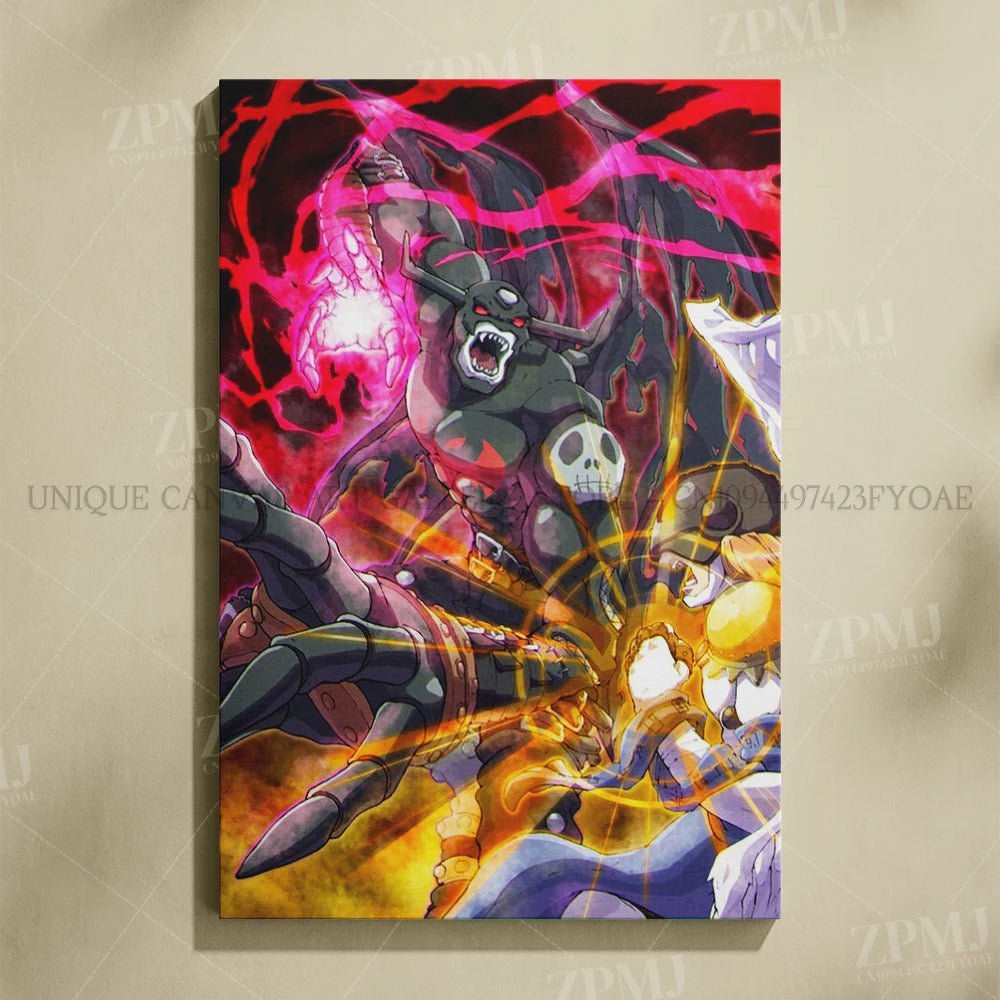 Japanese Anime Canvas Wall Art Digimon Digital Monsters Home Decorative HD Print Poster Painting Modern No Frame For Living Room