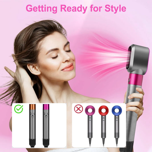 Pre-Styling Dryer Attachment Drying Hair Nozzle Replacement for Dyson Airwrap HS01/05/08 and Sencimen X9 Accessories Fast Drying