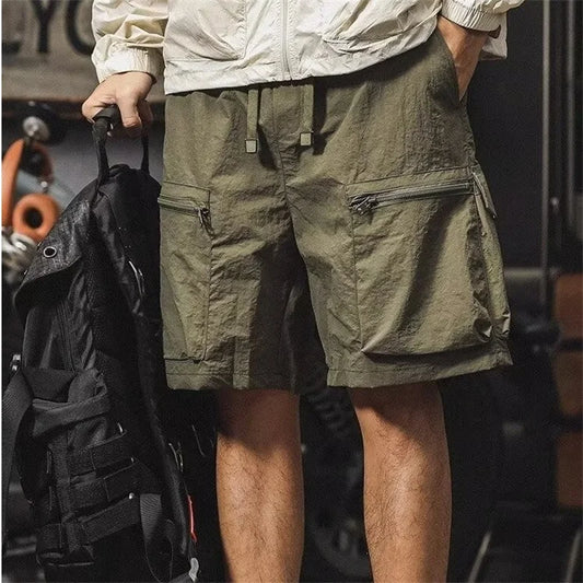2026 New Summer Cargo Shorts For Men American Style Outdoor Y2K Trendy Sports Pants Baggy Casual Fashion Hip Hop Bermuda Shorts