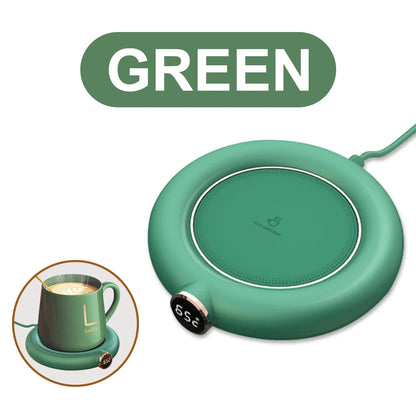 Coffee Milk Tea Cup Warmer Pad USB Charge Home Office 3 Temperatures Adjustable Heat Plate LED Display Electric Heater Mug Pad