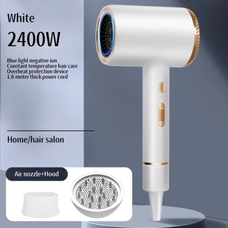 110000 Rpm High-Speed Hair Dryer 3d Blue Negative Ion Light Hair Care Silent Home Hair Salon Diffuser Hair Dryer 220V