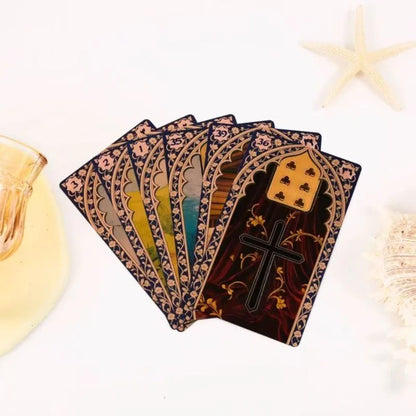 12*7cm for Divination & Fortune Telling - Luxury Durable Deck Rana George Lenormand Oracle Cards 40 Pcs Waterproof PET Cards