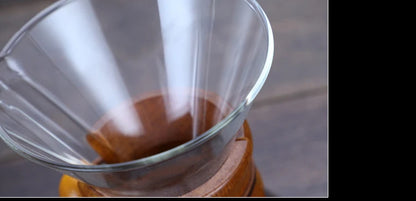 Hand Glass Coffee Kettle with Stainless Steel Filter Drip Brewing Hot Brewer Coffee Pot Dripper Barista Pour Over Coffee Maker