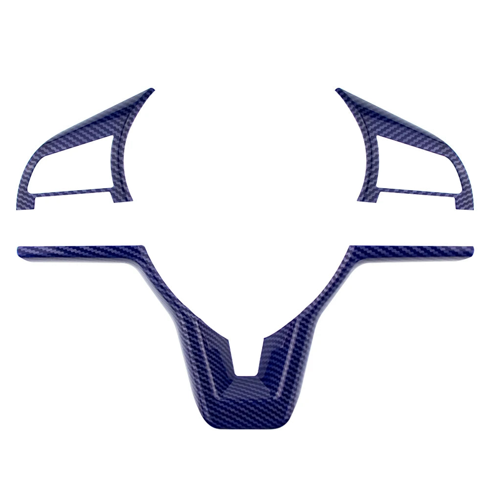Car Steering Wheel Panel Cover Trim Sticker for Nissan Qashqai J11 Xtrail T32 Rogue Note Versa Kicks Juke Micra Leaf Sentra