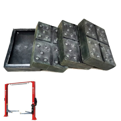 4Pcs/lot Universal Square Ox Tendon Rubber Arm Pads lift pad Rubber Arm Pad fit For Auto Lift Car Auto Truck Hoist