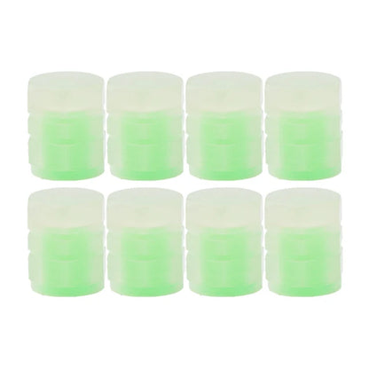 Luminous Car Tire Valve Caps Fluorescent Wheel Tire Decor Night Glowing Tyre Valve Stem Caps for Car Motorcycle Bike Accessories