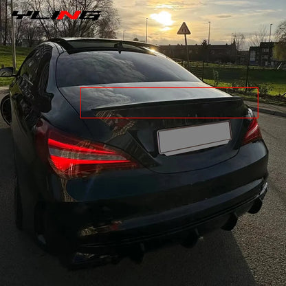 Rear Wing Spoiler Mercedes Benz CLA Class C117 C118 CLA200 CLA260 CLA45 AMG 2013-2023 Car Rear Spoiler Lip Exterior Parts