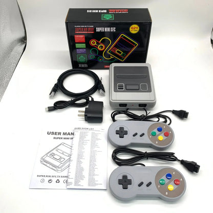 SFC621 Mini Retro Video Game Console 4K HDMI For SNES Home Came Console Built in SFC620 Game with wired Gamepad for Kids Gifts