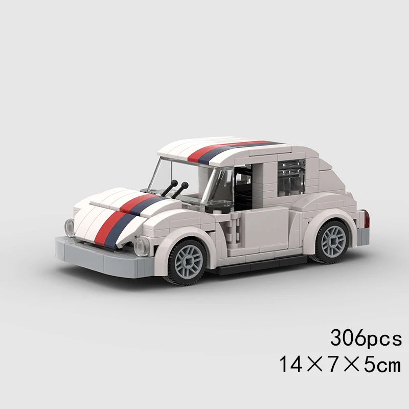 MOC Speed Car Miata MX-5 NA M3 Super Race Sport Vehicle Model Building Block Technical Racing Brick Toy Christmas Gift City