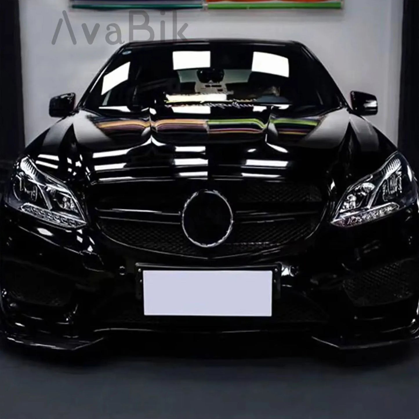 50cm x 1/2/3m Retail Gloss Black Vinyl Car Wrap Film PET Car Body Color Change Stickers DIY Styling Decal With Air Release