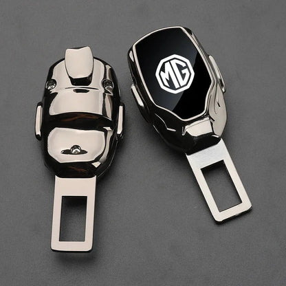 Car Seat Belt Clip Carbon Extender Lock Buckle Plug Interior for MG ZS HS GT HECTOR MG3 MG5 MG6 MG7 Auto Accessories
