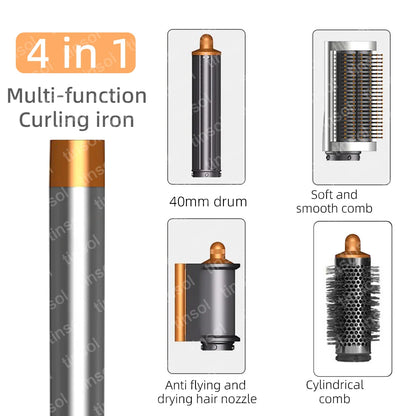 7-in-1 Hair Dryer, 110,000 RPM High-Speed Hair Care Ionic Hair Dryer, Quick Drying, Multi-Function Curling Iron Set