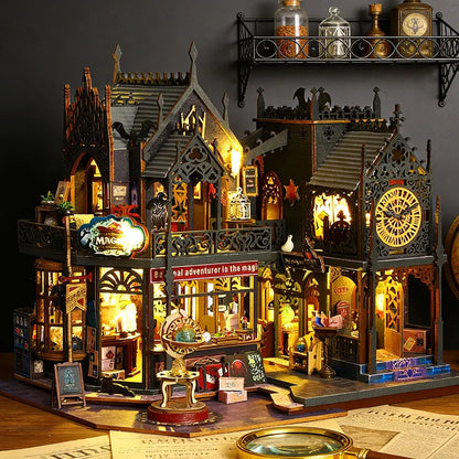 DIY Miniature Doll House Wooden Case 3D Puzzle Model Making Room Toys Home Bedroom Decor With Furniture DollHouses