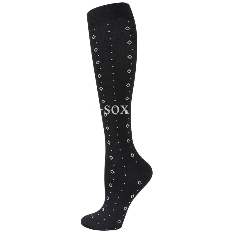 1Pair New Compression Stockings 20-30Mmhg Knee High Sports socks Fit Medical Varicose Veins Pregnant  Edema Diabetes Circulation