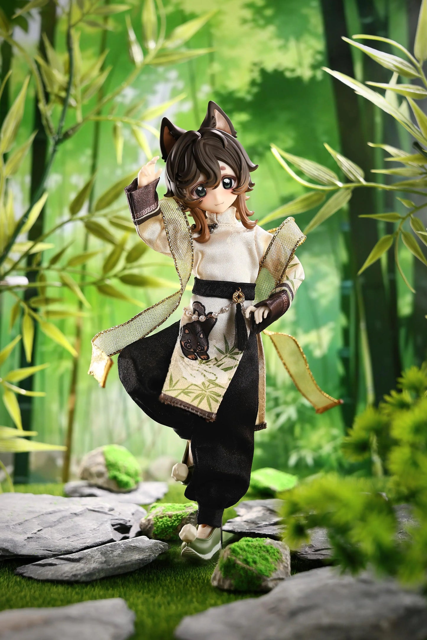 Genuine Mirai Dolls Boxed Furry Series 1/8 Action Figure Bjd Blind Box Anime Character Doll Model Desk Ornament Collect Toy Gift