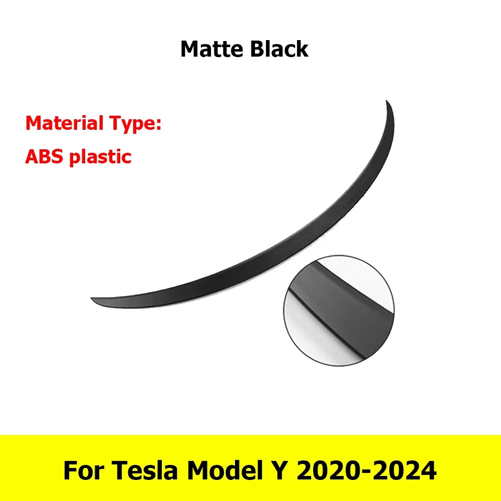 For Tesla Model Y 2024-2020 ABS Carbon Fiber Wings Original Performance Spoiler Model 3 2023-2026 Highland Exterior Accessories