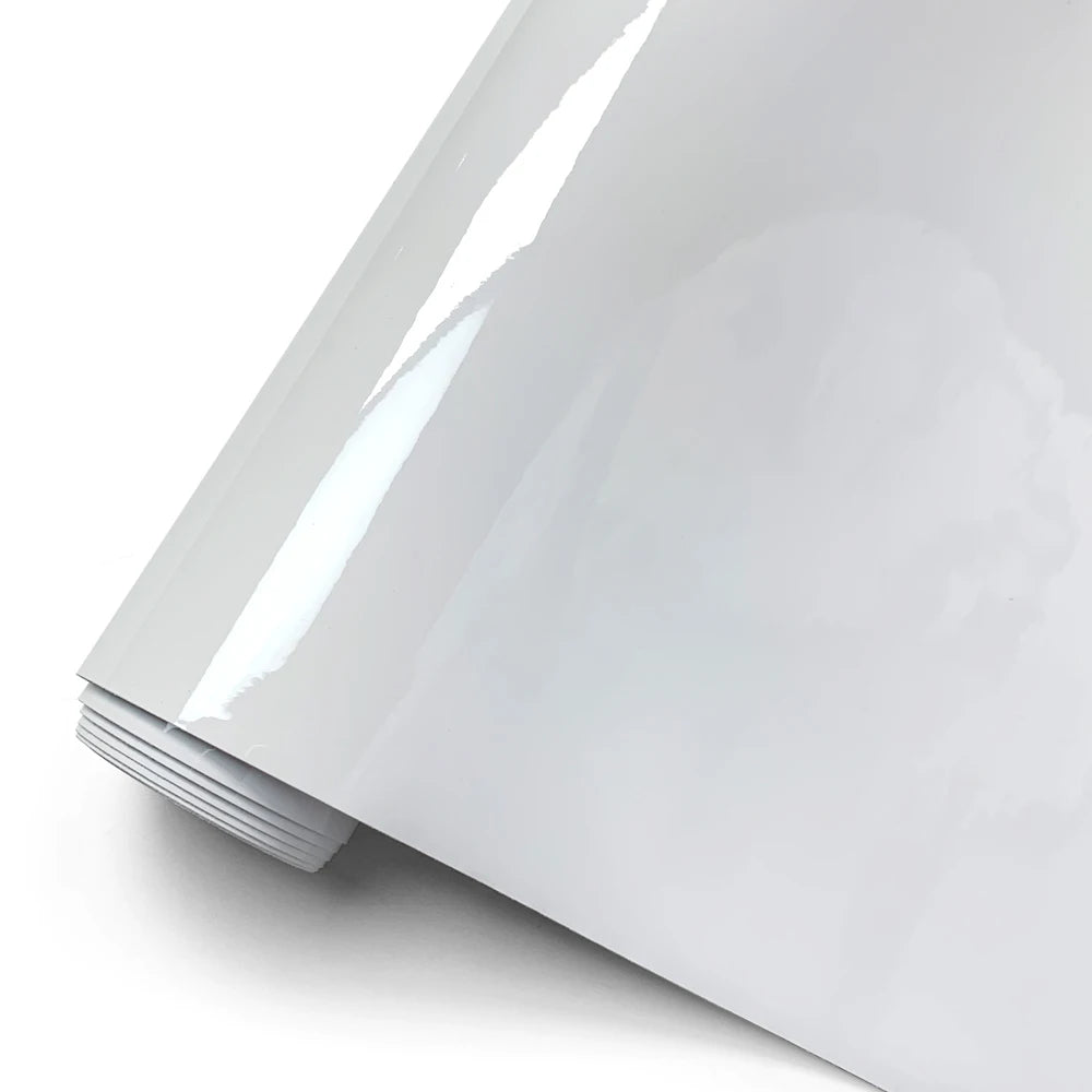 145cmx200cm Car Vinyl Wrap Hood Roof Cover for Car Tuning Accessories Custom Size Sticker Glossy White Auto Door Protective Film