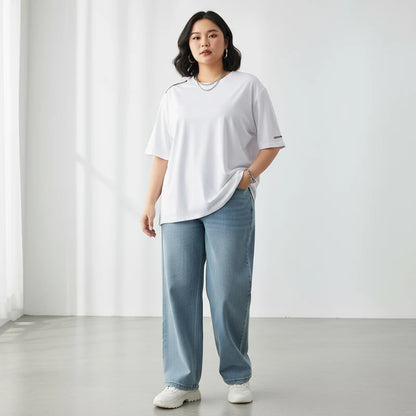 Women Plus Size T-Shirts  5XL 6XL 7XL Quick Dry Short Sleeve Tees Gym Jerseys Fitness Trainer Running Top Sportswear