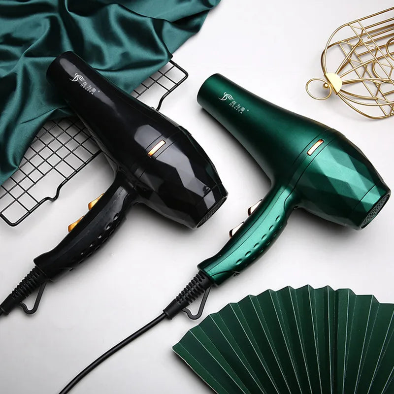 New product: Quick drying hair dryer, hot and cold blue light hair care diffuser, household hair salon hair dryer, 220V
