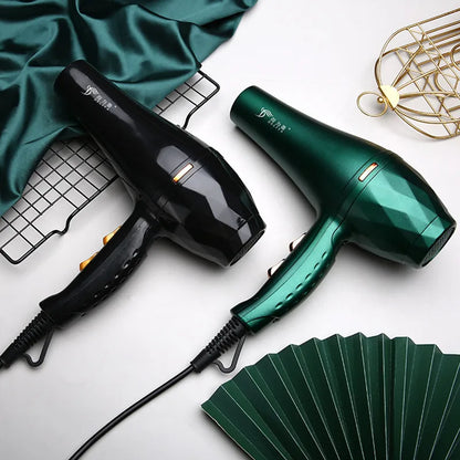 New product: Quick drying hair dryer, hot and cold blue light hair care diffuser, household hair salon hair dryer, 220V