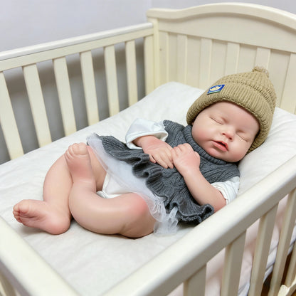 20 Inch Full Body Silicone Doll Reborn Baby Doll Noah Handmade Lifelike Doll With Feeding Bottle