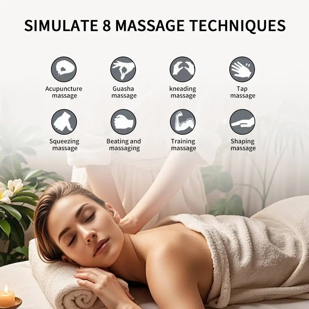 Skin Firming EMS Gloves Rechargeable Cordless for Body Facial Massage Microcurrent Toning Adjustable Intensity Wave Pattern Mode