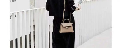 Fashionable Corduroy Set Women's Autumn Winter New Style Elegant Lady Fragrance Wind Coat Wide Leg Pants Two Piece Suit