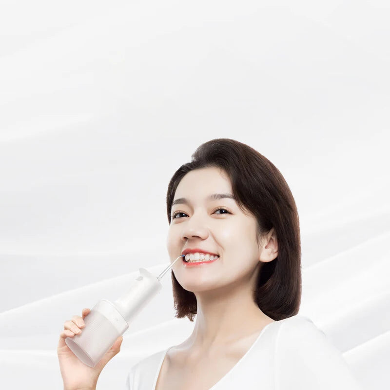 MIJIA Electric Oral Irrigator2,IPX7 Waterproof Rating,200ML Water Tank,3 Frequency Conversion Modes,Water Flosser Dental
