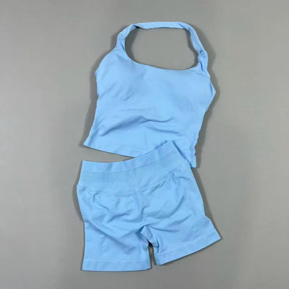 2 Pieces Sportswear Women Yoga Set Gym Clothes Sportswear Yoga Suits High Waist Scrunch Fitness Tracksuits  Pilates Set