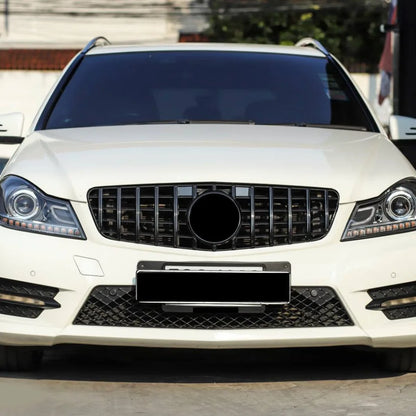 XVIP Front Bumper Grille Hood Grille For Mercedes Benz C W204 C43 2008-2014 C180 C200 C250 C300 AMG GTR Diamond Style Grille