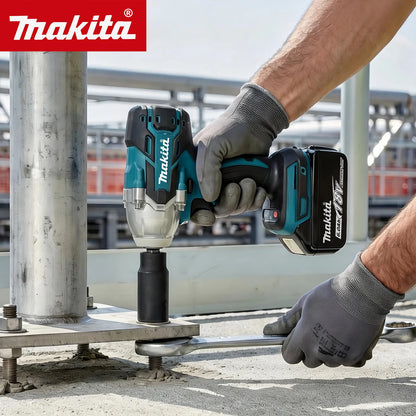 Makita DTW285 Low-Vibration Brushless Wrench For Steel Structure Installation And Factory Equipment Assembly Power Tools